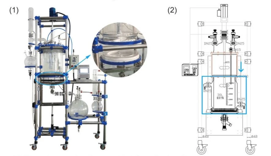 Reactor de cristalizare de ridicare automată
