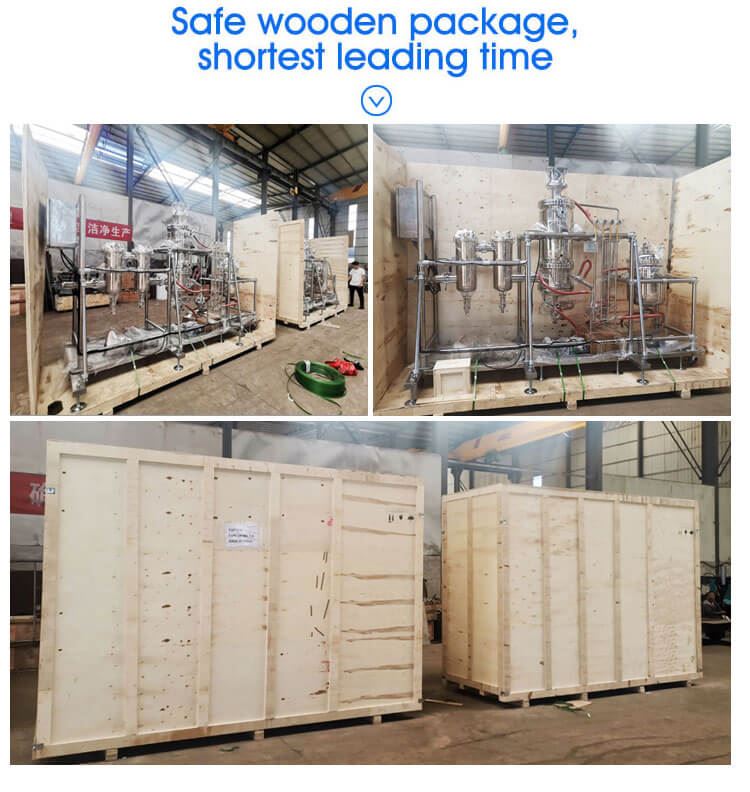 vacuum distillation equipment safe package